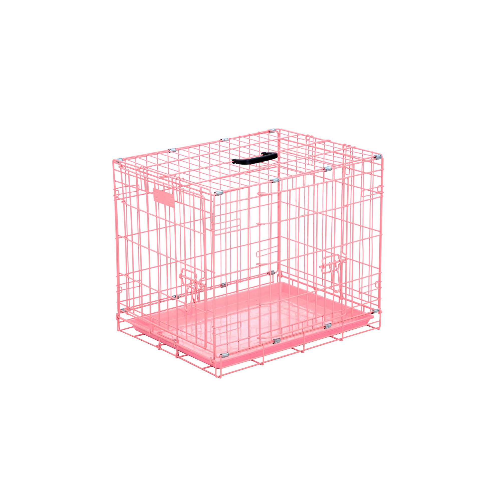 WinPet Dog Crate Pink 24.5''x17.5''x19.5''(H), Model # 21604PK